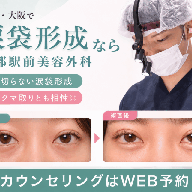 京都・大阪で涙袋形成なら京都駅前美容外科。京都駅前美容外科の医療コラム。
