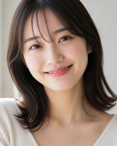 口角が上がっている女性(京都駅前美容外科の画像)